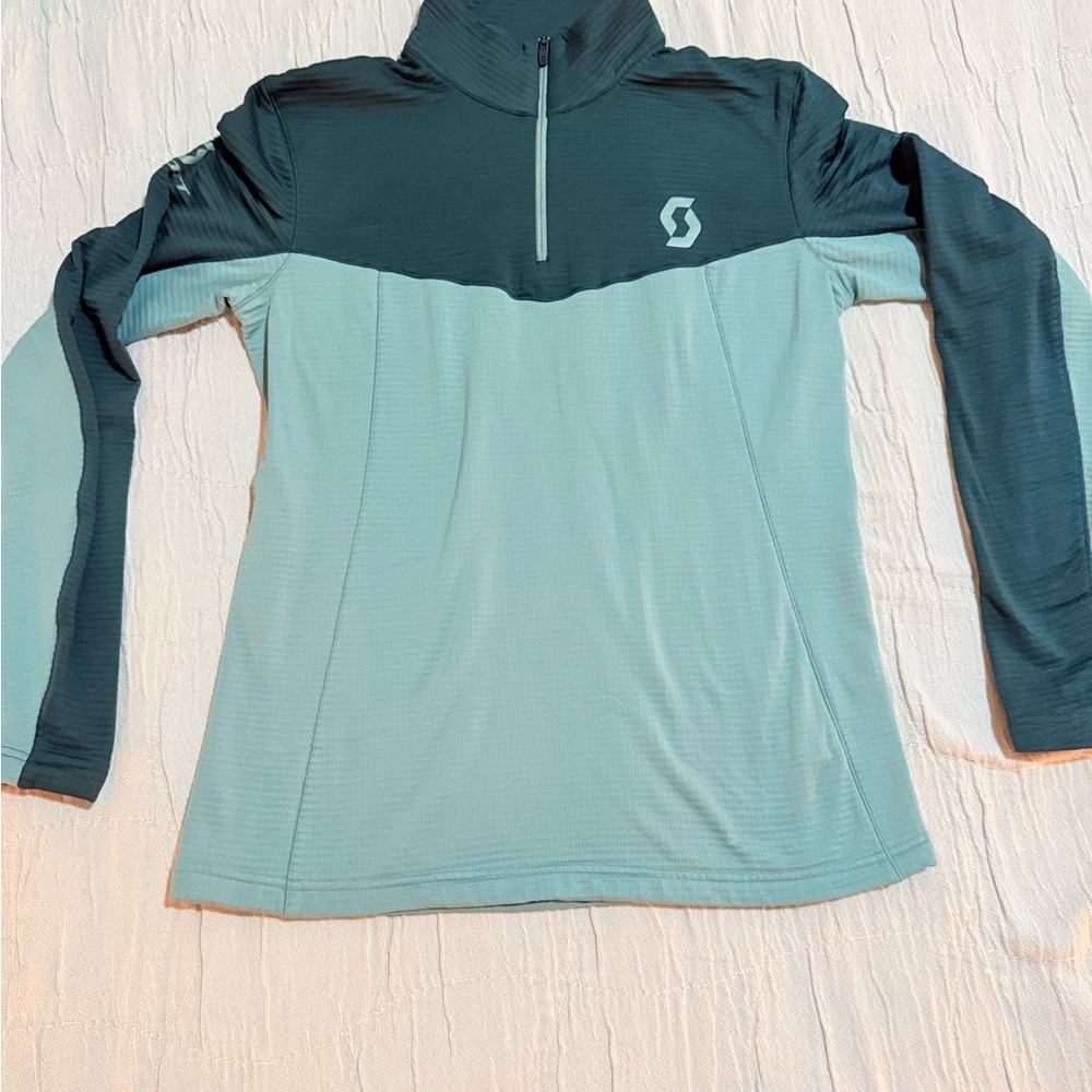 Scott Blue Quarter-Zip Pullover